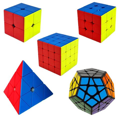 ZESTAW Kostka Rubika 2x2 3x3 4x4 Piramida Megaminx MoYu SZYBKIE