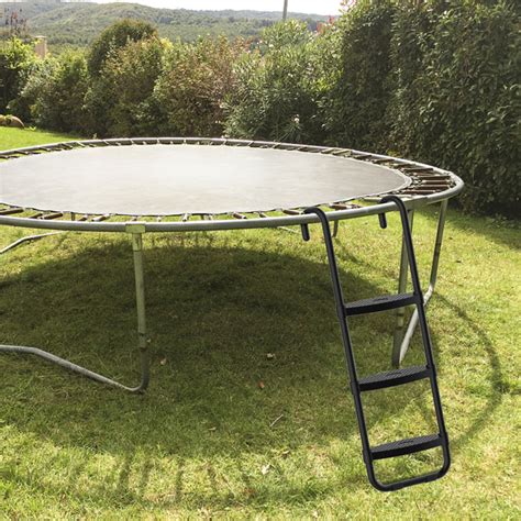 Eurmax Trampoline Ladder Trampoline Slide with Horizontal and Wide ...