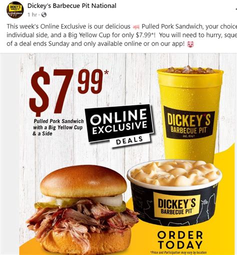 Dickeys Coupons Online Teena Genvieve