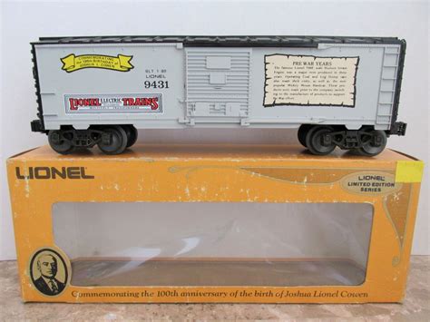 Joshua Lionel Cowen Train Car The Pre War Years Lionel Rolling Stock