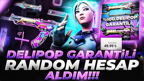 DELİPOP GARANTİLİ RANDOM HESAP ALDIM DERECELİ GİRDİM Valorant Türkçe