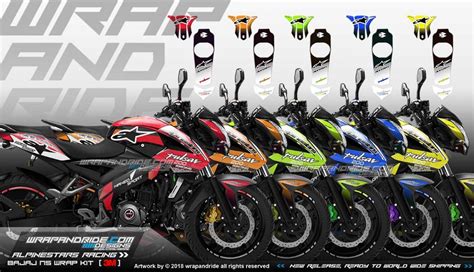 Bajaj Pulsar Ns Project Rossi Shark Design Sticker Kit Off