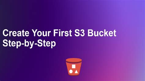 Create An Aws S3 Bucket Step By Step Youtube