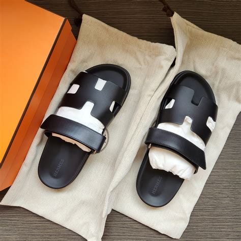 New Hermes Black Chypre Sandals Size 40 Luxury Sneakers And Footwear On