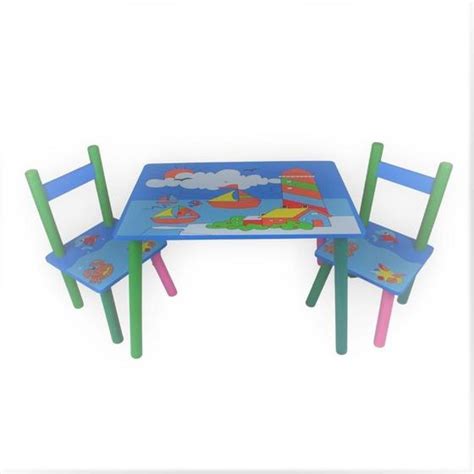 Mesa Infantil 2 Cadeiras Kit Mesinha Criança Mdf Cadeirinha