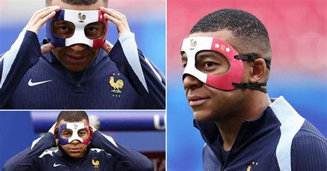 Así Es La Máscara Especial De Kylian Mbappé Tras El Fuerte Golpe Que Sufrió En La Eurocopa 2024