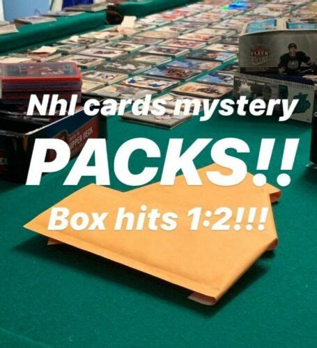 Mystery Nhl Hockey Cards Packs Hits Per Pack Jerseys Autos