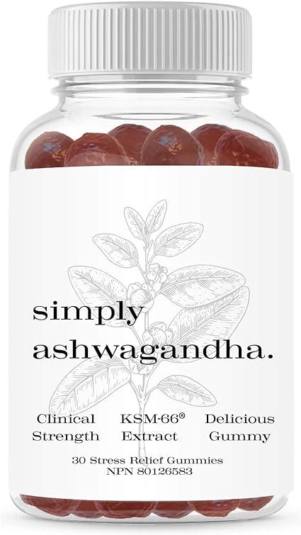 Simply Ashwagandha Mg Ksm Calm Ashwagandha Gummies For Rapid