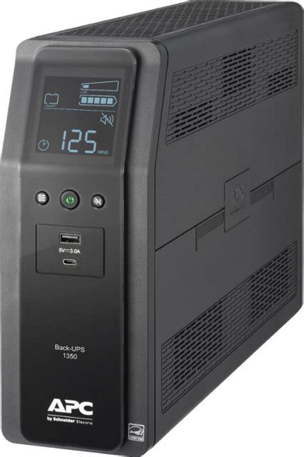 Apc Back Ups Pro Bn Va Outlets Usb Charging Ports Avr Lcd