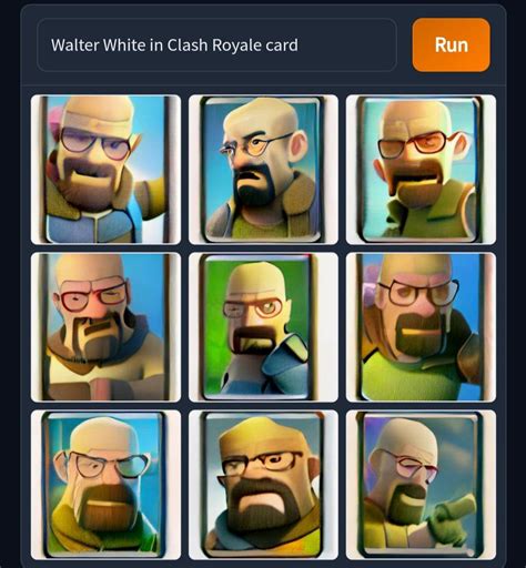 Walter White In A Clash Royale Card Weirddalle