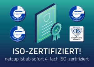 Netcup Besitzt Ab Sofort Vier ISO Zertifikate Netcup News