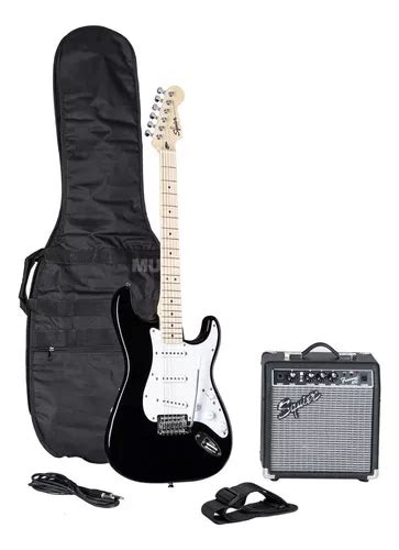 Squier Sonic Stratocaster Pack Guitarra Elect Amplificador Cuotas