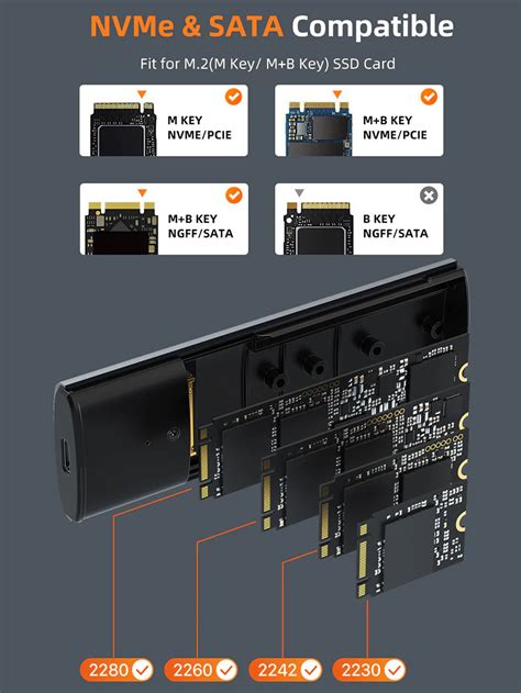 Cabletime Θήκη για Σκληρό Δίσκο M 2 PCI Express SATA III NVME με