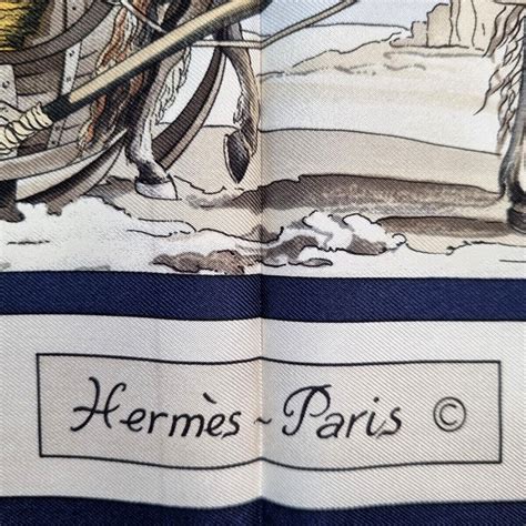 RARE VINTAGE HERMES Silk Scarf Voyages En Russie Ca Gem