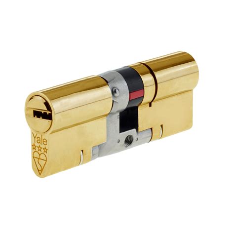 Yale 95mm Brass Euro Cylinder Lock Departments Tradepoint