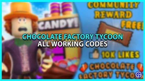 Chocolate Factory Tycoon Codes May 2023 Gamer Tweak