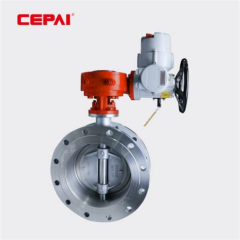 Electric Flanged Triple Eccentric Butterfly Valve High Quality