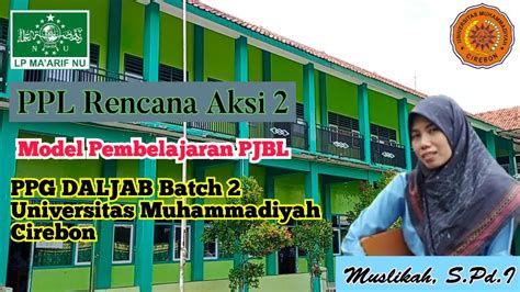 PPL Rencana Aksi 2 Oleh Muslikah S Pd PPG Daljab Bacth 2 Universitas