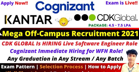 Cdk Global Off Campus Drive Software Engineer Any Graduation