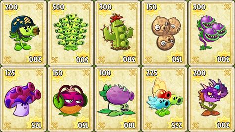 Plants Vs Zombies 2 All Premium Plants Level Max Power Up Vs All