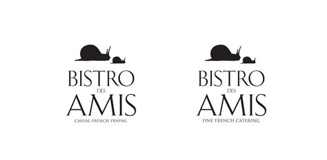 Logo Redesign For Bistro Des Amis Bistro Logos Amigos Logo