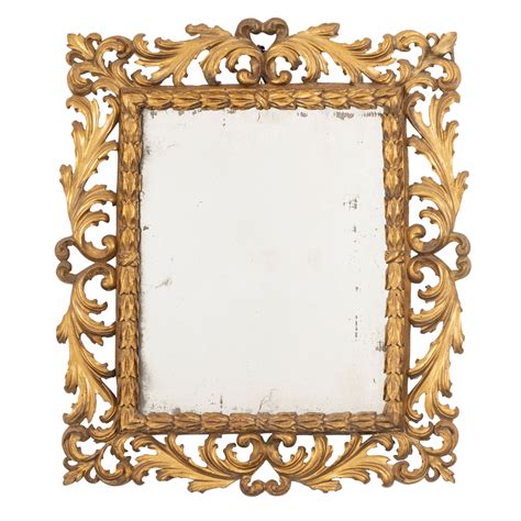 A Carved And Gilt Wood Frame Th Century Wear Few Woodworm Traces