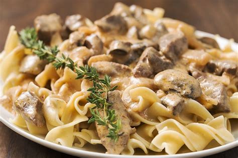 Healthy Low Calorie Beef Stroganoff Burn The Fat Blog