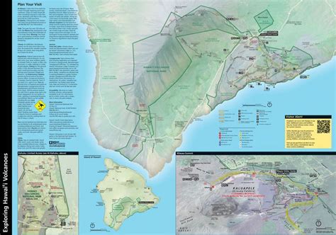 Volcanoes National Park Map