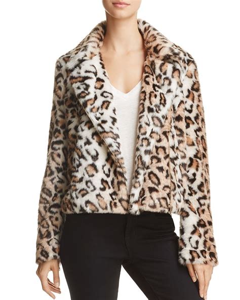 Sunset And Spring Leopard Print Faux Fur Jacket 100 Exclusive