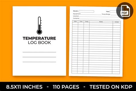 Temperature Log Book