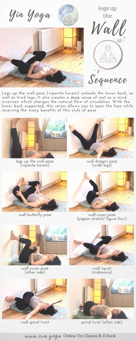 How To Legs Up The Wall Sequence Easy Yoga Workouts Wall Yoga Yin