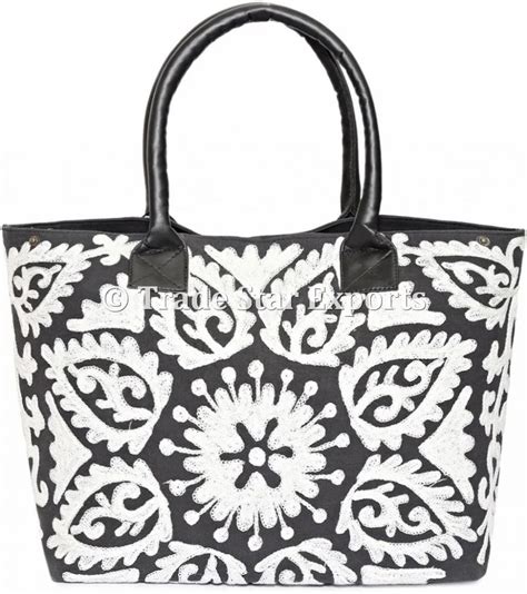 Embroidered Cotton Designer Bohemian Handmade Tote Bag At Rs 999 In Jaipur