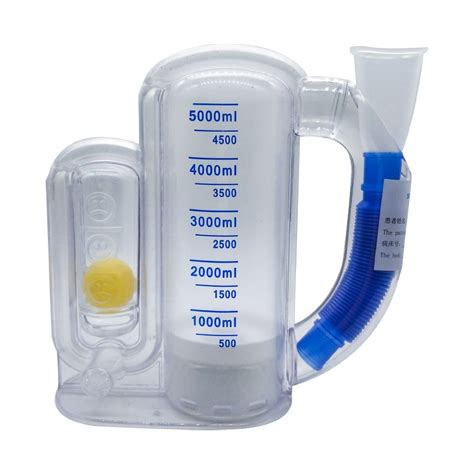 High Quality Volumetric Incentive 1ball Spirometer Breathing Exerciser