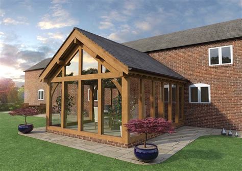 Oak framed garden rooms | Arboreta | House extension design, Oak framed ...