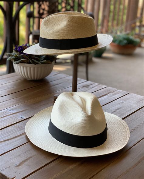 Panama Hat Authentic High Grade 45 Diamond Handwoven 100 Etsy