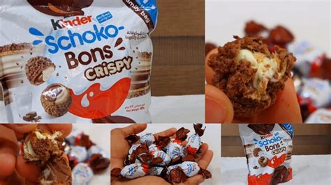 Kinder Schoko Bons Crispy Chocolate Unwrapping Richus Vlog YouTube