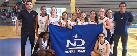 Basquete Feminino Na Semifinal Do Intercolegial Col Gio Notre Dame