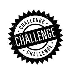 Challenge Rubber Stamp Royalty Free Vector Image