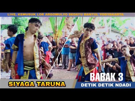 Detik Detik Ndadi Jathilan Ganteng Indonesia Siyaga Taruna Youtube