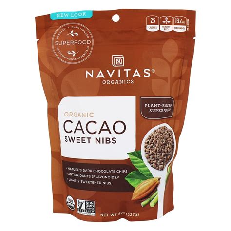 Navitas Organics Organic Cacao Sweet Nibs 8 Oz Walmart Canada