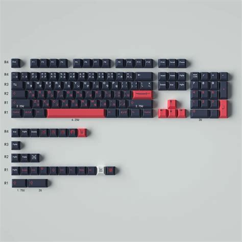 GMK Bushido Clone PBT Dye Sublimated Keycaps MechaVerse