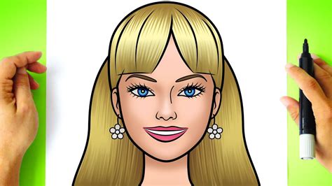 Como Desenhar A Barbie Do Filme Barbie Como Dibujar A Barbie Margot