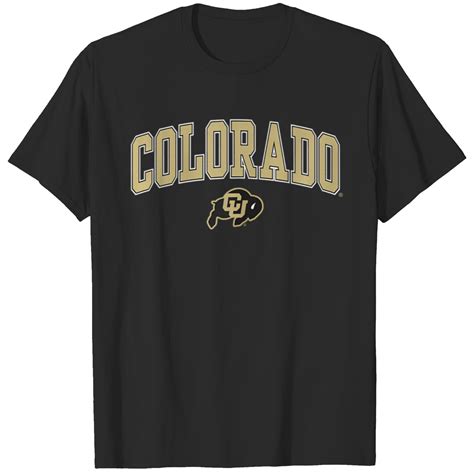 Womens Colorado Buffaloes Womens Arch Over Black Shir T Shirts Sold By