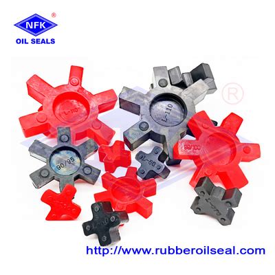 Pu Rubber Flexible Elastic Spiders Coupling Plum Shaft Couplings For