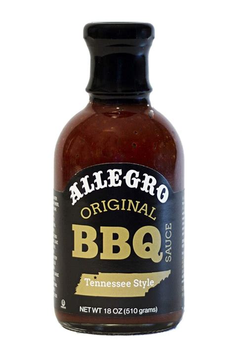 Original Bbq Sauce Marinades By Allegro