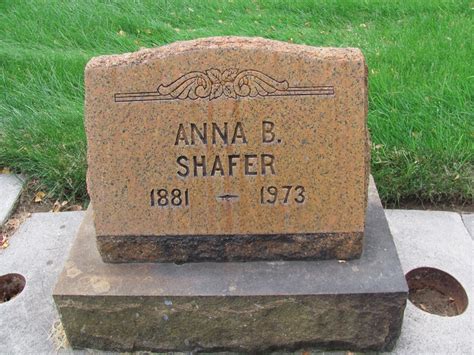 Anna Barbara Shirk Shafer 1881 1973 Mémorial Find A Grave