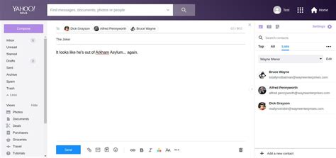 How To Send A Message To A Mailing List In Yahoo Mail