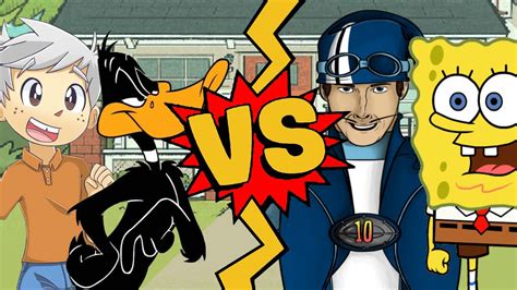 M U G E N Battles Lincoln Loud Daffy Duck Vs Sportacus SpongeBob