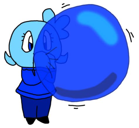 Blue Blowing Balloon By Laddlover101 On Deviantart