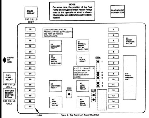 Bmw Csi Q A On Fuel Pump Relay Location Justanswer